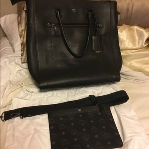 MCM Leather Tote